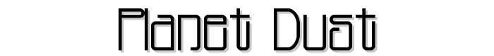 Planet Dust font